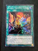 Yugioh Runick Freezing Curses TAMA-EN033 Super Rare 1st Edition NM