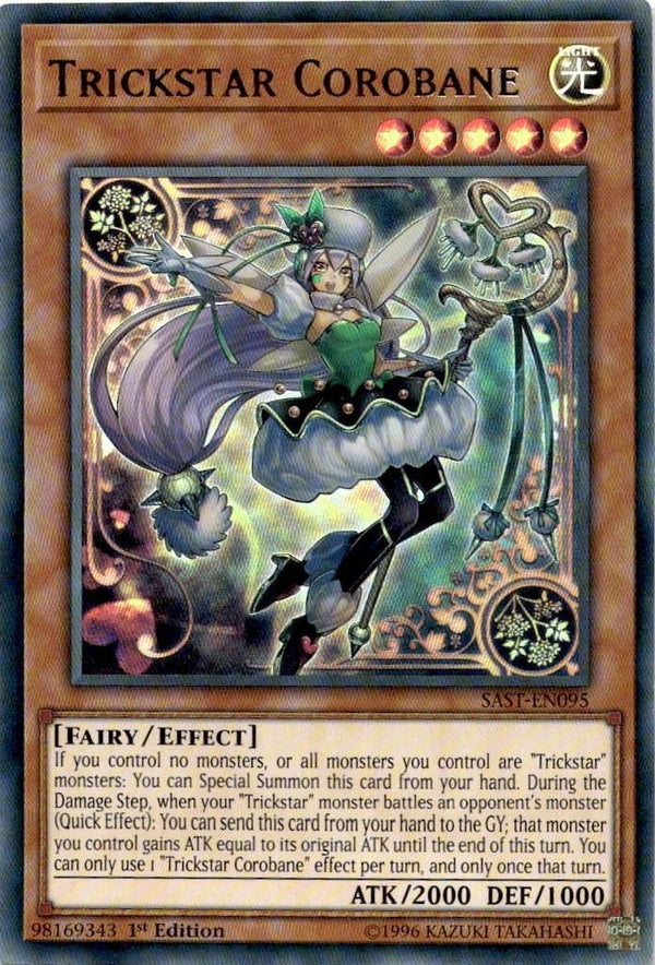 Yugioh Trickstar Corobane SAST-EN095 Ultra Rare 1st Edition VLP/NM