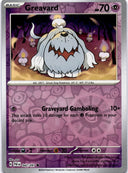Pokemon Greavard 042/091 Paldean Fates Reverse Holo NM