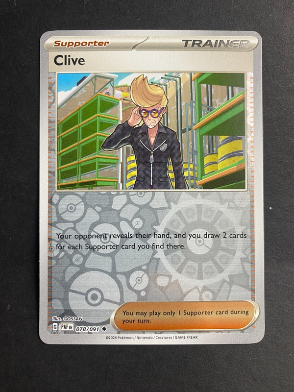 Pokemon Clive 078/091 Padean Fates Reverse Holo NM