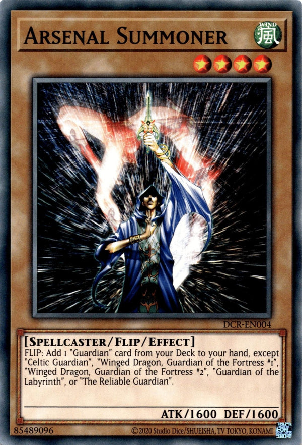 Yugioh Arsenal Summoner DCR-EN004 Common Unlimited Edition NM