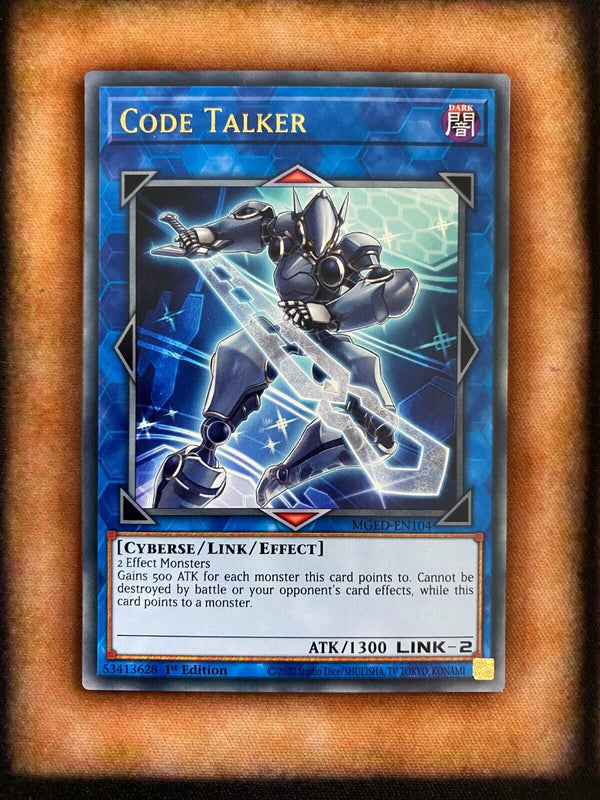 Yugioh Code Talker MGED-EN104 Rare 1st Edition NM/MINT