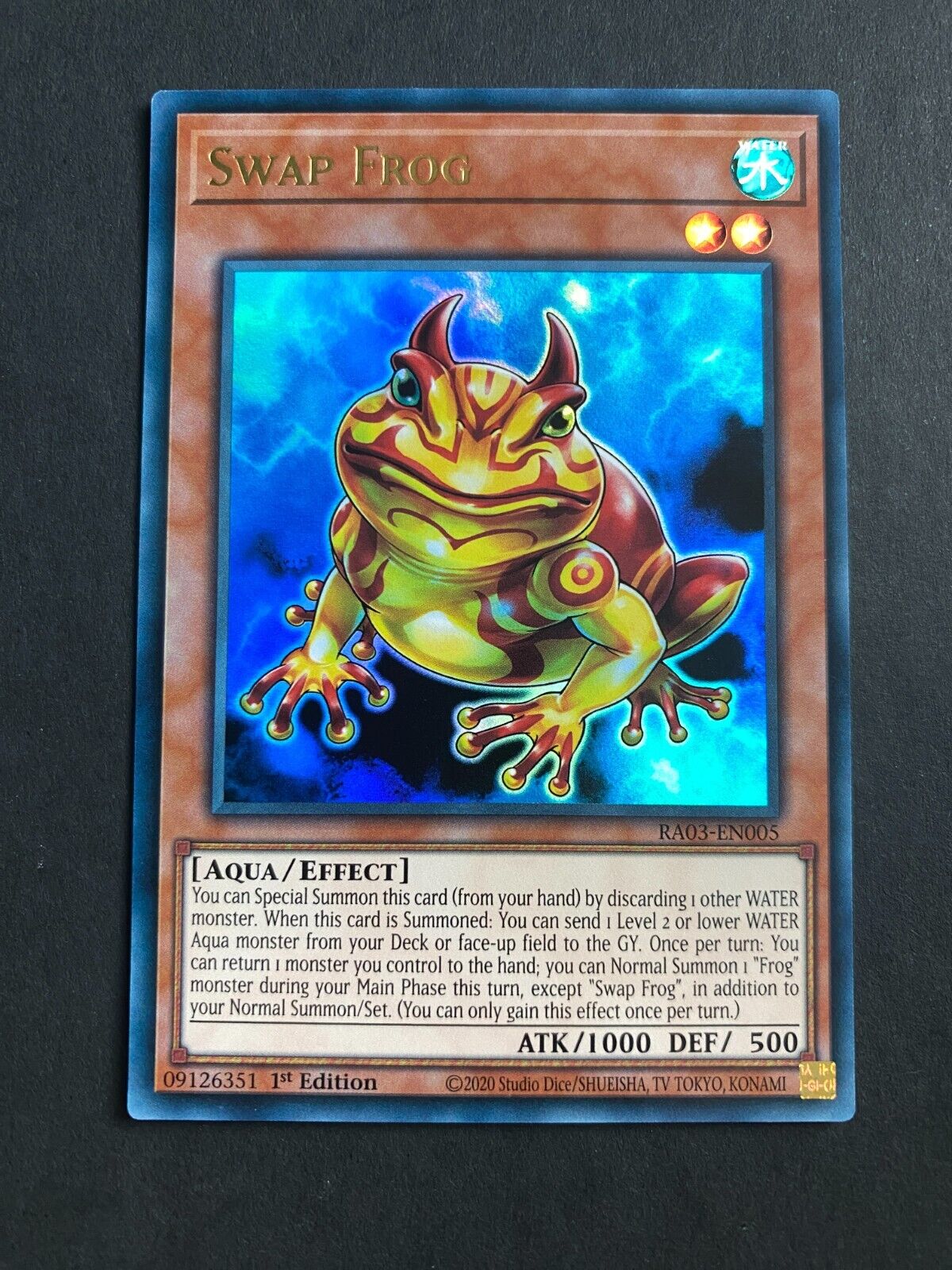 Yugioh Swap Frog RA03-EN005 Ultra Rare 1st Edition NM