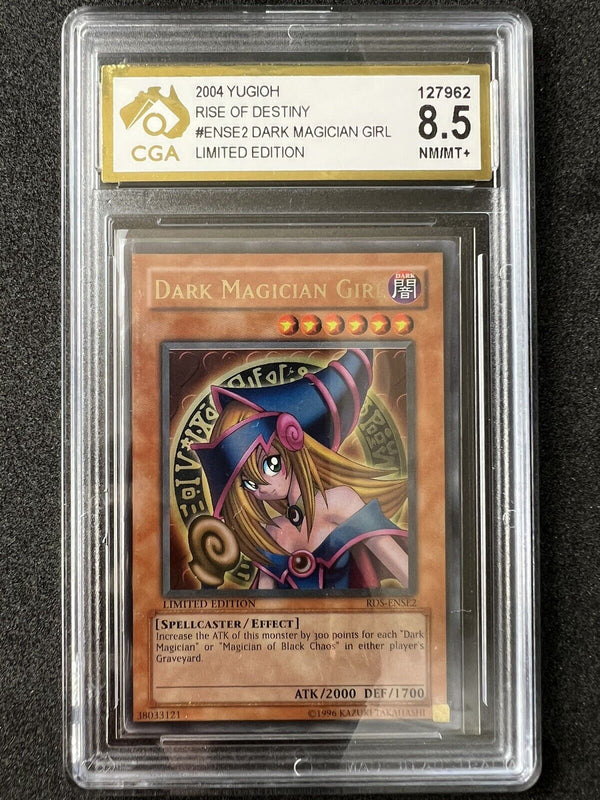 Yugioh Dark Magician Girl RDS-ENSE2 Ultra Rare Limited CGA 8.5 NM/M