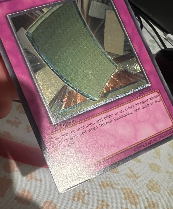 Yugioh Pulling the Rug STON-EN060 Ultimate Rare 1st Edition MP