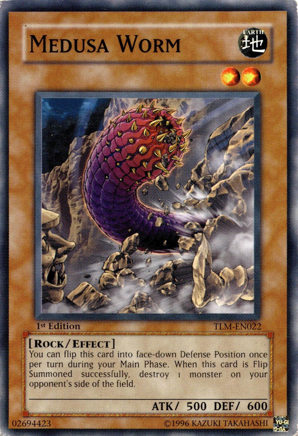 Yugioh Medusa Worm TLM-EN022 Common 1st Edition HP/MP