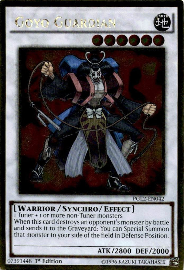 Yugioh Goyo Guardian PGL2-EN042 Gold Rare 1st Edition LP