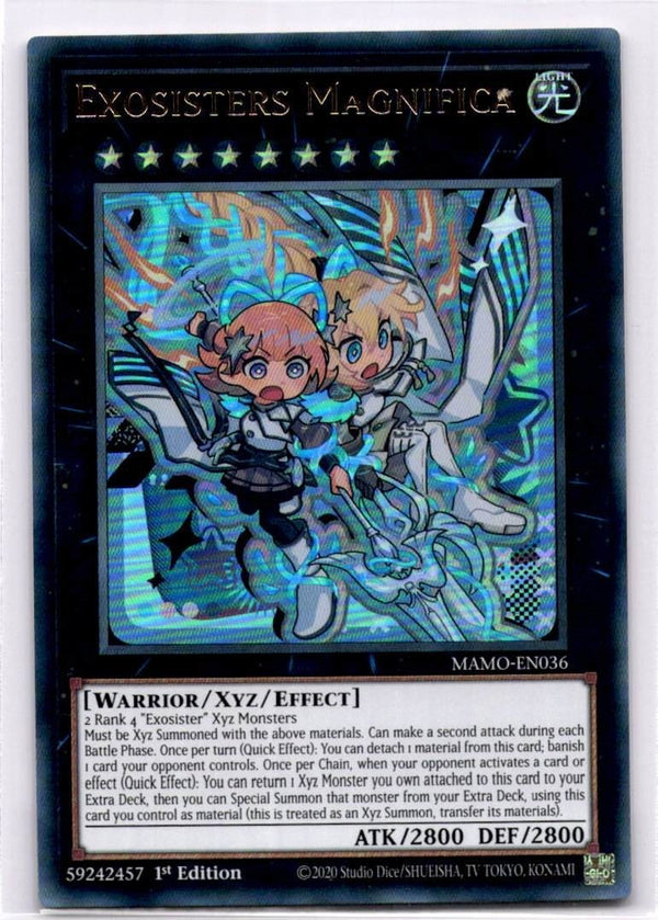 Yugioh Exosisters Magnifica MAMO-EN036 Ultra Rare 1st Edition NM