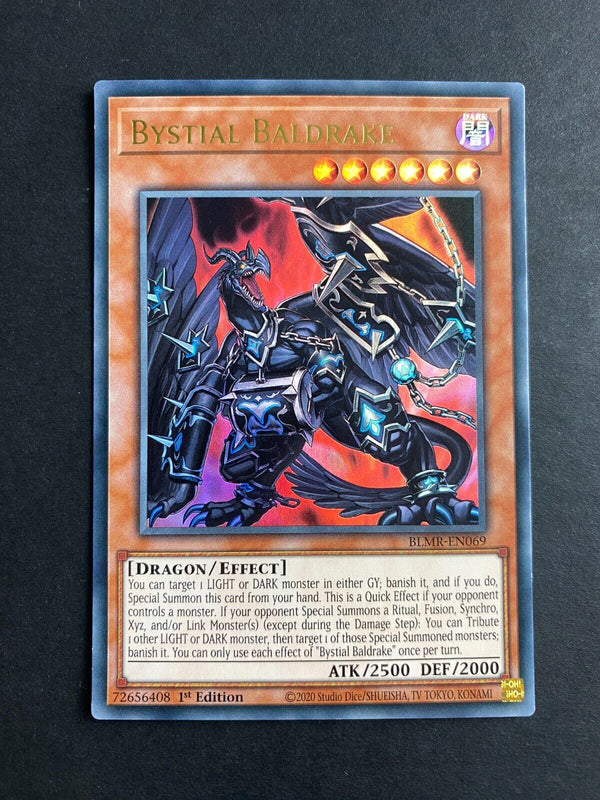 Yugioh Bystial Baldrake BLMR-EN069 Ultra Rare 1st Edition NM