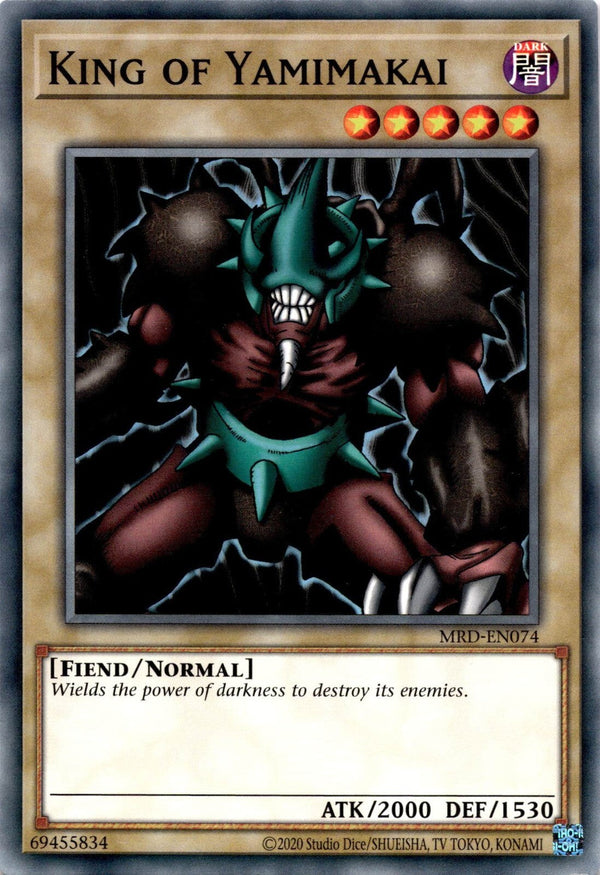 Yugioh King of Yamimakai MRD-EN074 Common Unlimited Edition NM