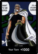 One Piece OP12 DON!! card - Silvers Rayleigh Legacy of the Master NM