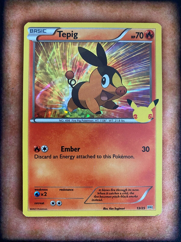 Pokemon Tepig 13/25 Mcdonalds 2021 Holo NM/MINT