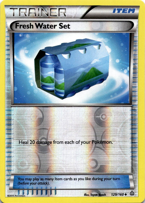 Pokemon Fresh Water Set 129/160 Primal Clash Reverse Holo VLP/NM