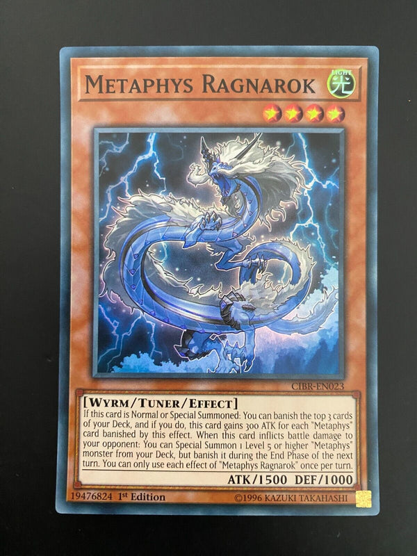 Yugioh Metaphys Ragnarok CIBR-EN023 Super Rare 1st Edition VLP/NM