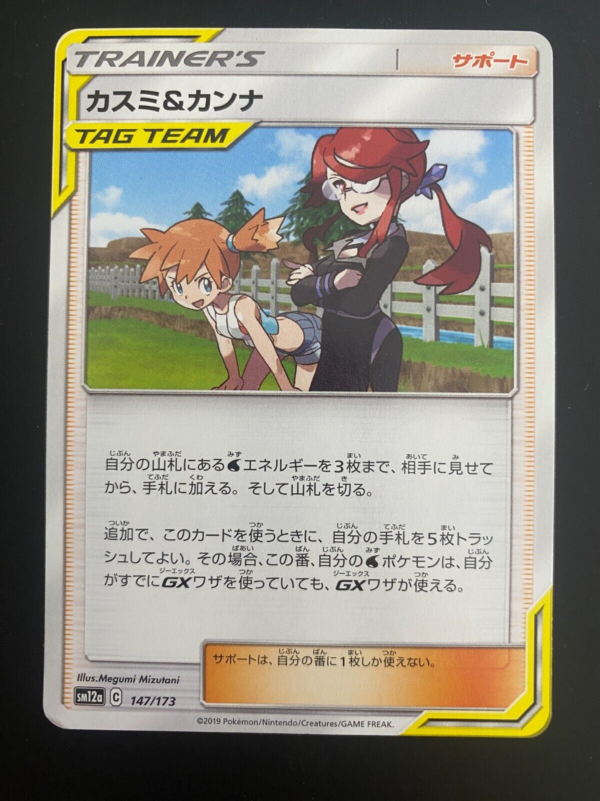 Pokemon Misty & Lorelei 147/173 Japanese Tag Team All Stars SM10A VLP-NM