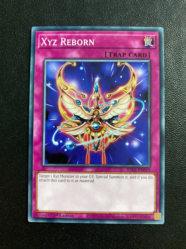 Yugioh Xyz Reborn STAX-EN019 Common 1st Edition NM