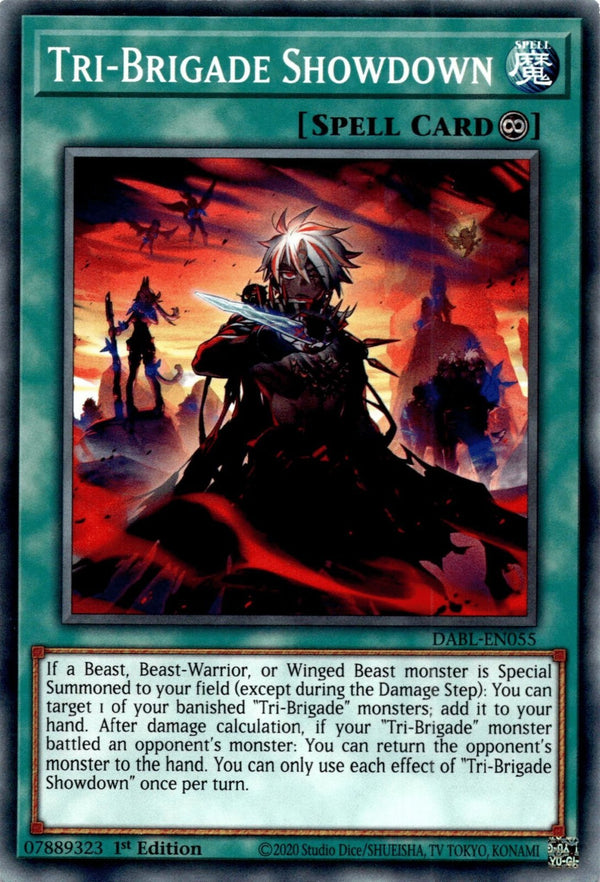 Yugioh Tri-Brigade Showdown DABL-EN055 Common 1st Edition NM