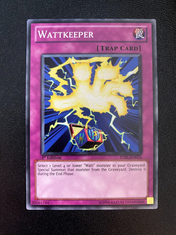 Yugioh Wattkeeper STBL-EN074 Common 1st Edition VLP/NM