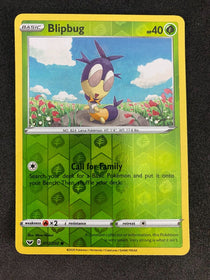 Pokemon Blipbug 017/202 Sword Shield Reverse Holo NM-MINT 17/202