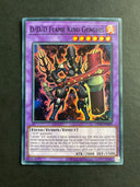 Yugioh D/D/D Flame King Genghis OP19-EN009 Super Rare Unlimited Edition LP