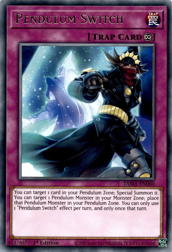 Yugioh Pendulum Switch TAMA-EN060 Rare 1st Edition NM