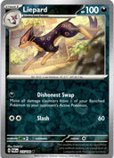 Pokemon Liepard 115/182 Paradox Rift Reverse Holo NM