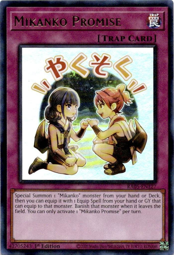 Yugioh Mikanko Promise RA05-EN127 NA Print Ultra Rare 1st Edition NM