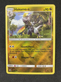 Pokemon Hakamo-o 53/70 Reverse Holo Foil Common Dragon Majesty LP