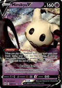 Pokemon Mimikyu V 068/172 Brilliant Stars Full Art Holo NM
