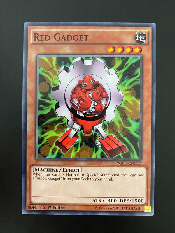 Yugioh Red Gadget YGLD-ENC17 Common 1st Edition NM/MINT