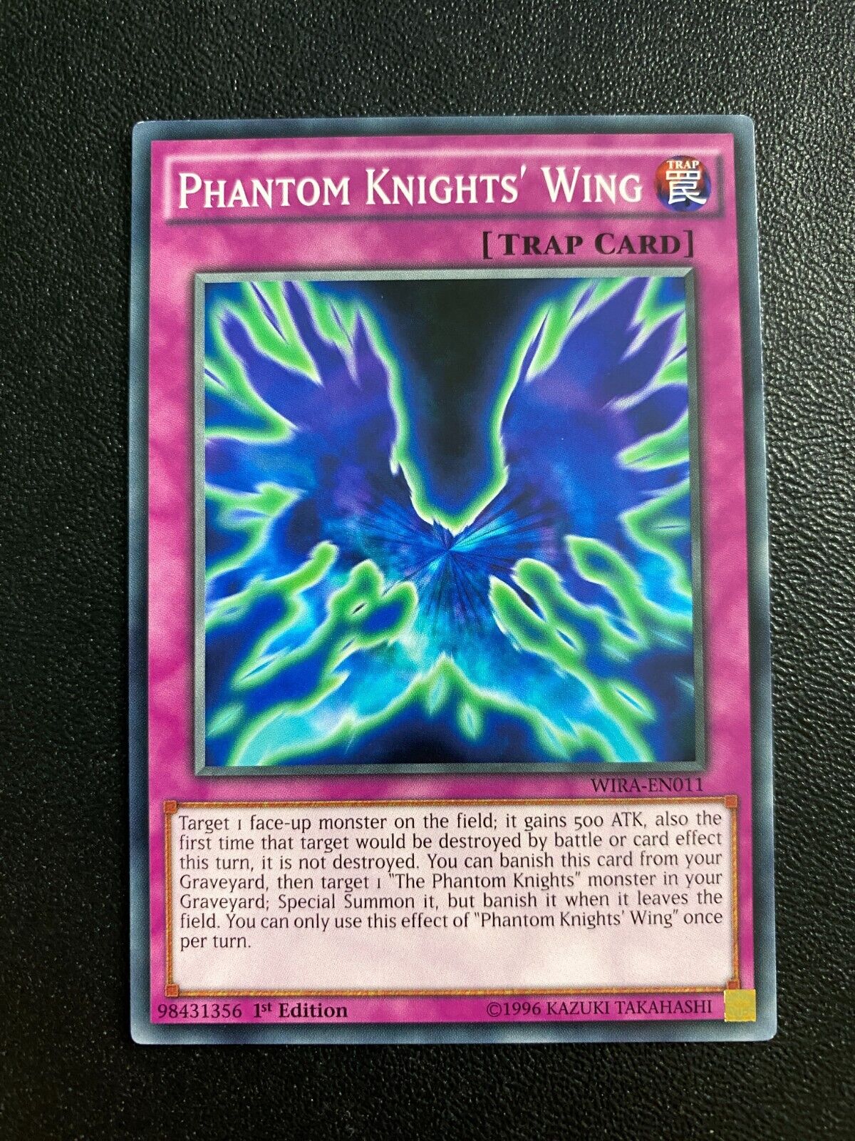 Yugioh Phantom Knights' Wing WIRA-EN011 Common 1st Edition LP