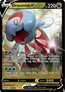 Pokemon Dracovish V 114/172 Brilliant Stars Full Art Holo NM