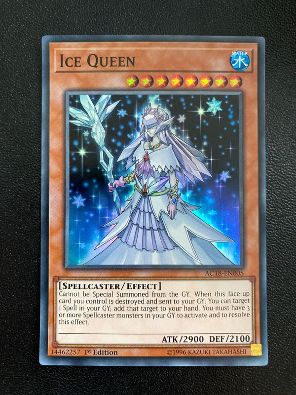 Yugioh Ice Queen AC18-EN005 Super Rare 1st Edition NM