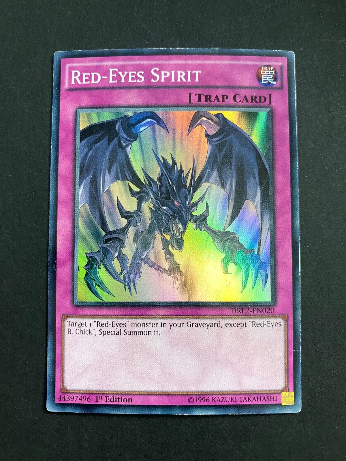 Yugioh Red-Eyes Spirit DRL2-EN020 Super Rare 1st Edition HP