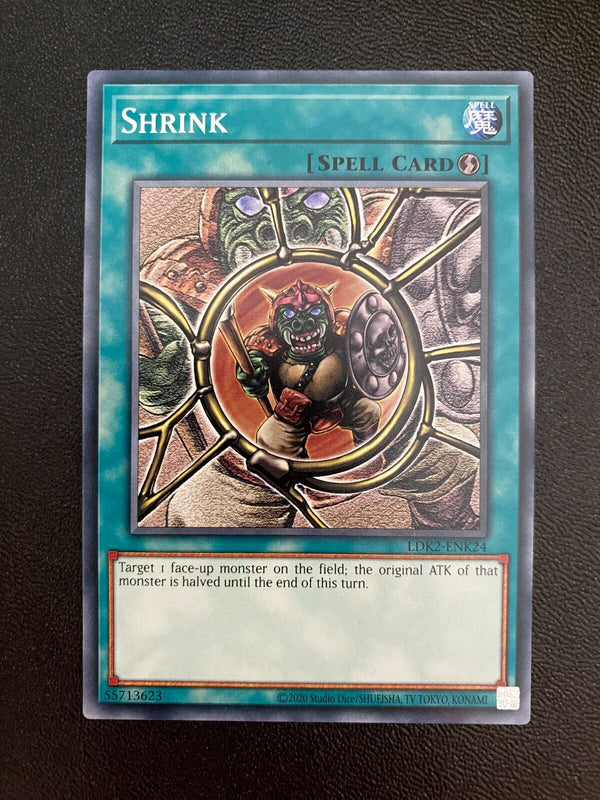 Yugioh Shrink LDK2-ENK24 Common Unlimited Edition NM