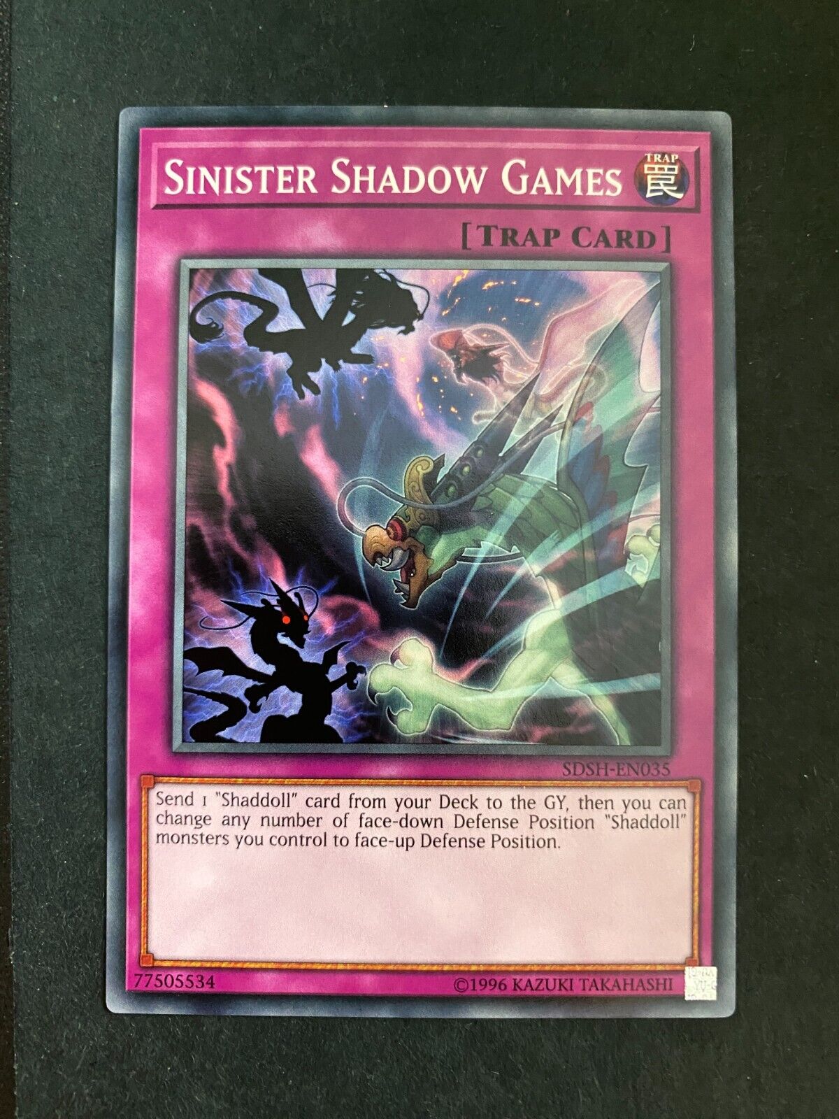 Yugioh Sinister Shadow Games SDSH-EN035 Common 1st Edition NM