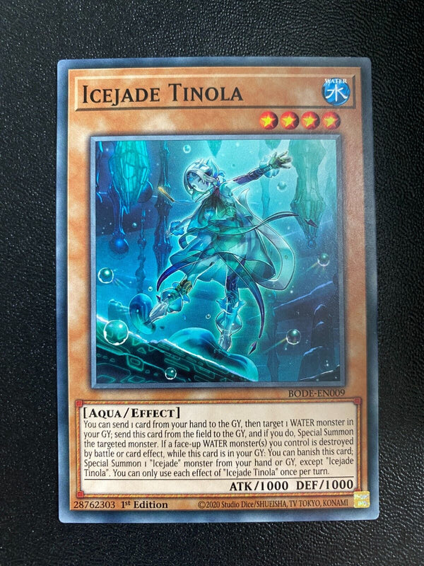 Yugioh Icejade Tinola BODE-EN009 Common 1st Edition NM