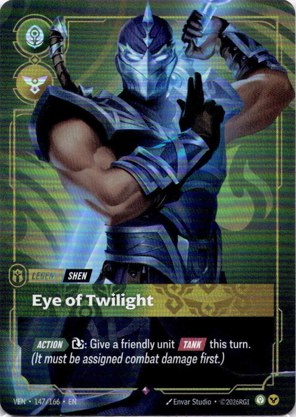 Riftbound Shen - Eye of Twilight 147/166 Vendetta Rare NM
