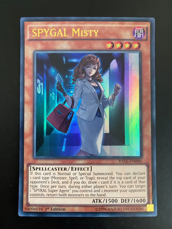 Yugioh SPYGAL Misty RATE-EN086 Ultra Rare 1st Edition NM