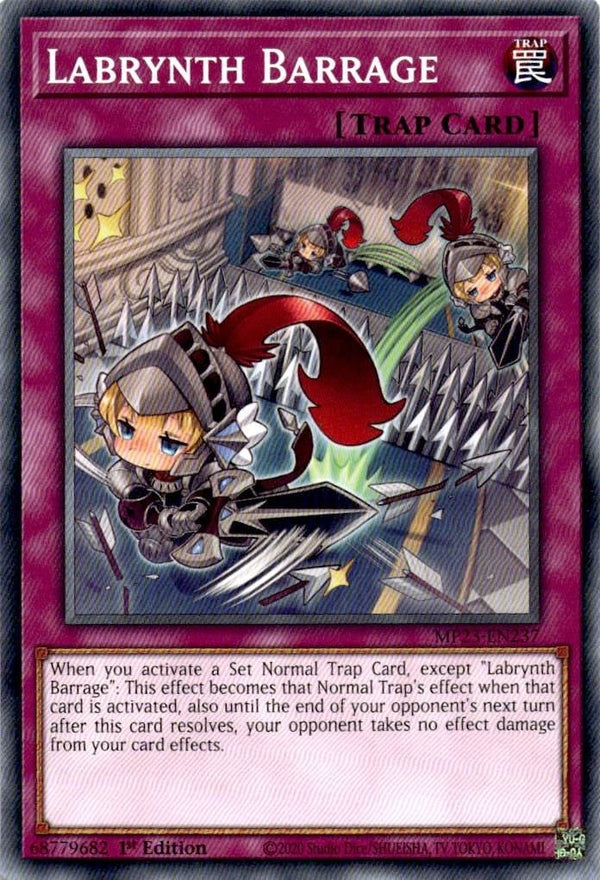Yugioh Labrynth Barrage MP23-EN237 Common 1st Edition NM