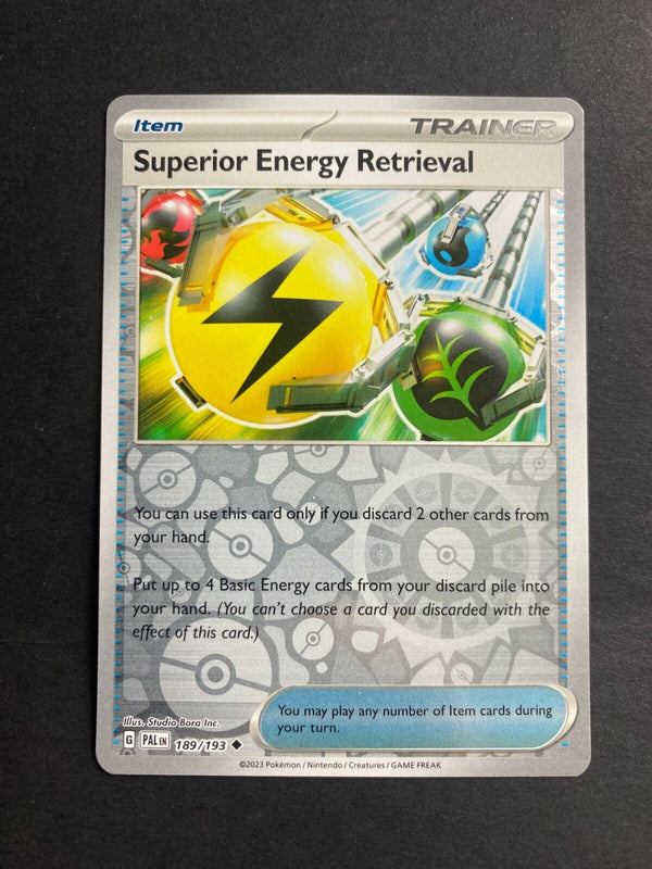 Pokemon Superior Energy Retrieval 189/193 Paldea Evolved Reverse Holo NM