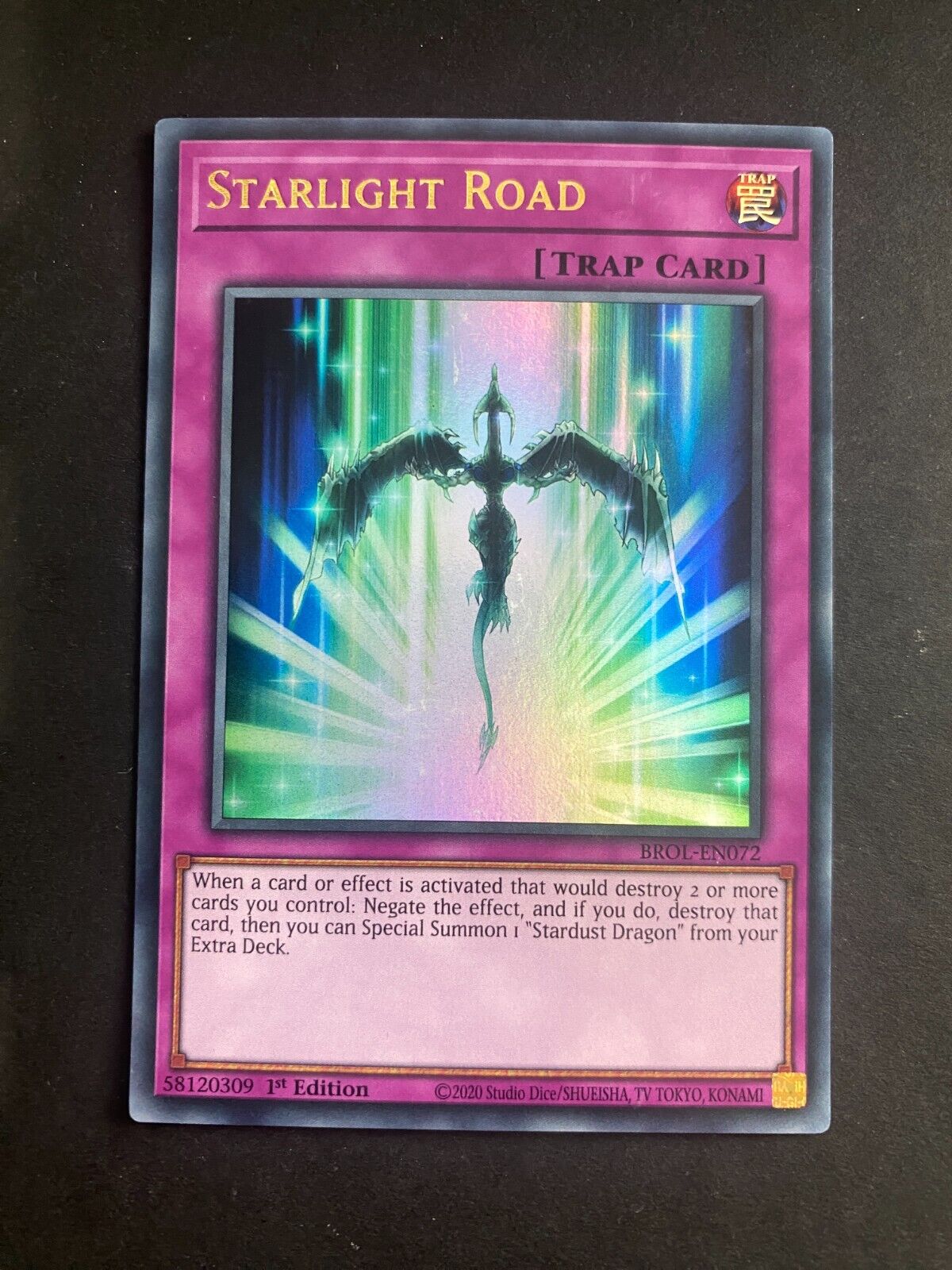 Yugioh Starlight Road BROL-EN072 Ultra Rare 1st Edition LP