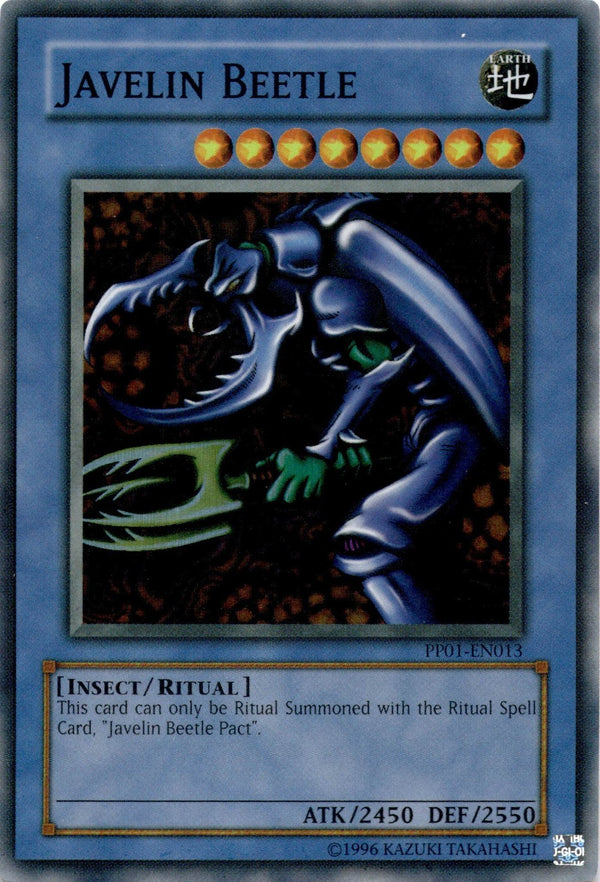 Yugioh Javelin Beetle PP01-EN013 Super Rare Unlimited Edition NM