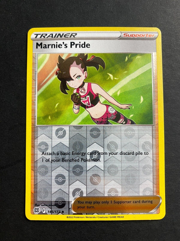 Pokemon Marnie's Pride 145/172 Brilliant Stars Reverse Holo LP