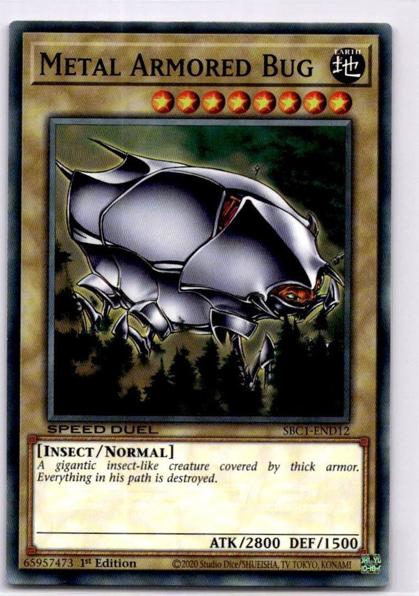 Yugioh Metal Armored Bug SBC1-END12 Common 1st Edition NM