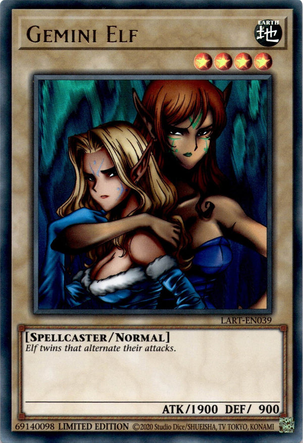 Yugioh Gemini Elf LART-EN039 Ultra Rare Limited Edition NM