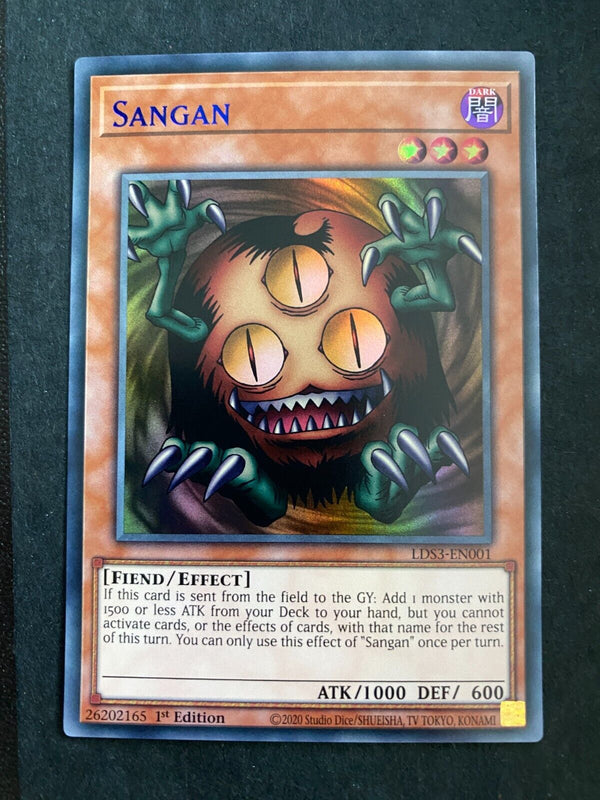 Yugioh Sangan LDS3-EN001 Blue Ultra Rare 1st Edition NM