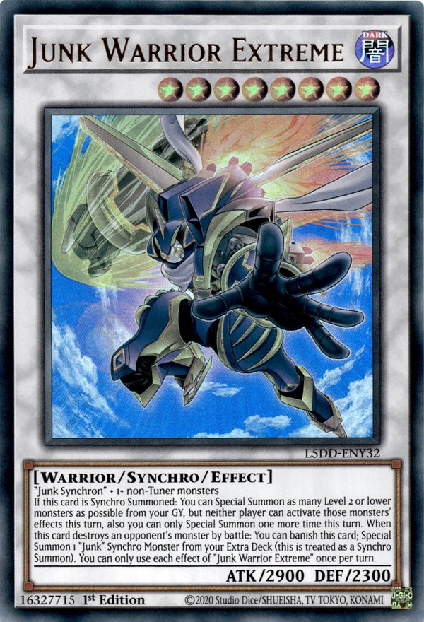 Yugioh Junk Warrior Extreme L5DD-ENY32 Ultra Rare 1st Edition NM