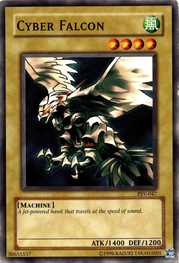 Yugioh Cyber Falcon PSV-047 Common Unlimited Edition HP