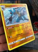 Pokemon Lucario 67/156 SM Ultra Prism Rare Reverse Holo